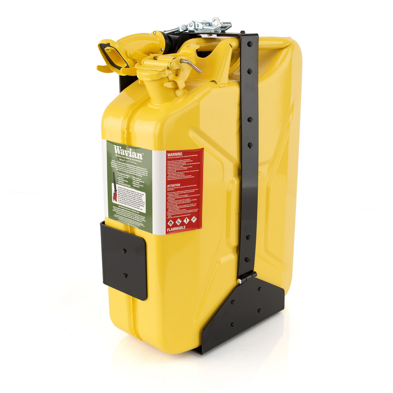 Wavian Yellow Jerry Can W/ Spout (5.3 Gallon / 20L) - Expedition