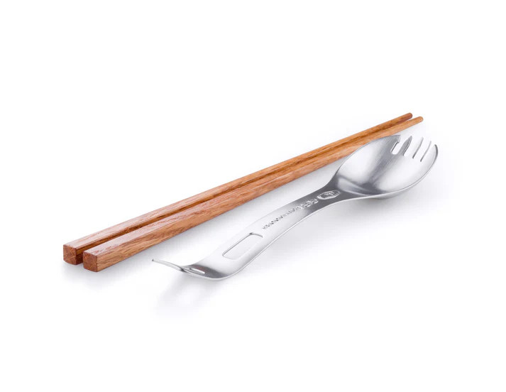 GSI Outdoors Glacier Stainless Spork and Sticks - Thumbnail 3