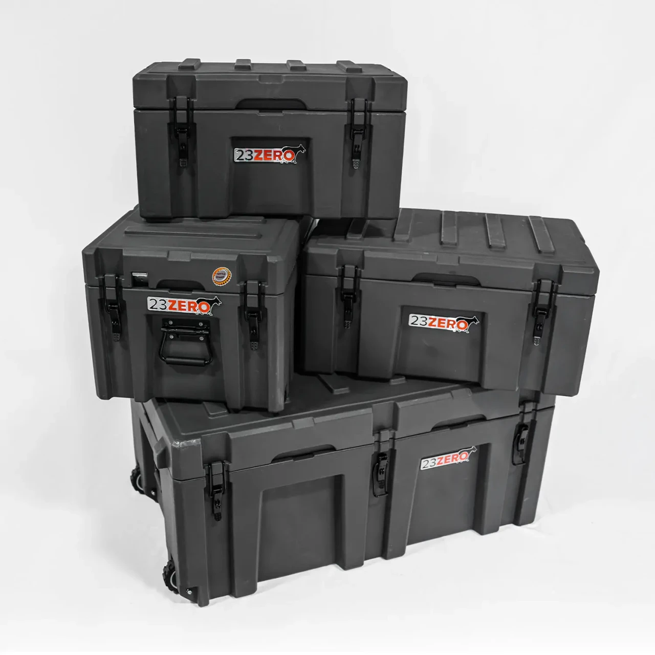 23Zero 70L Overland Gear Box - Gray - Expedition Superstore