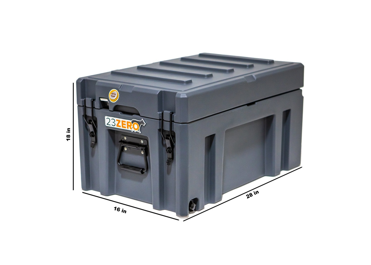 23Zero 90L Overland Gear Storage Box Gray - Expedition Superstore