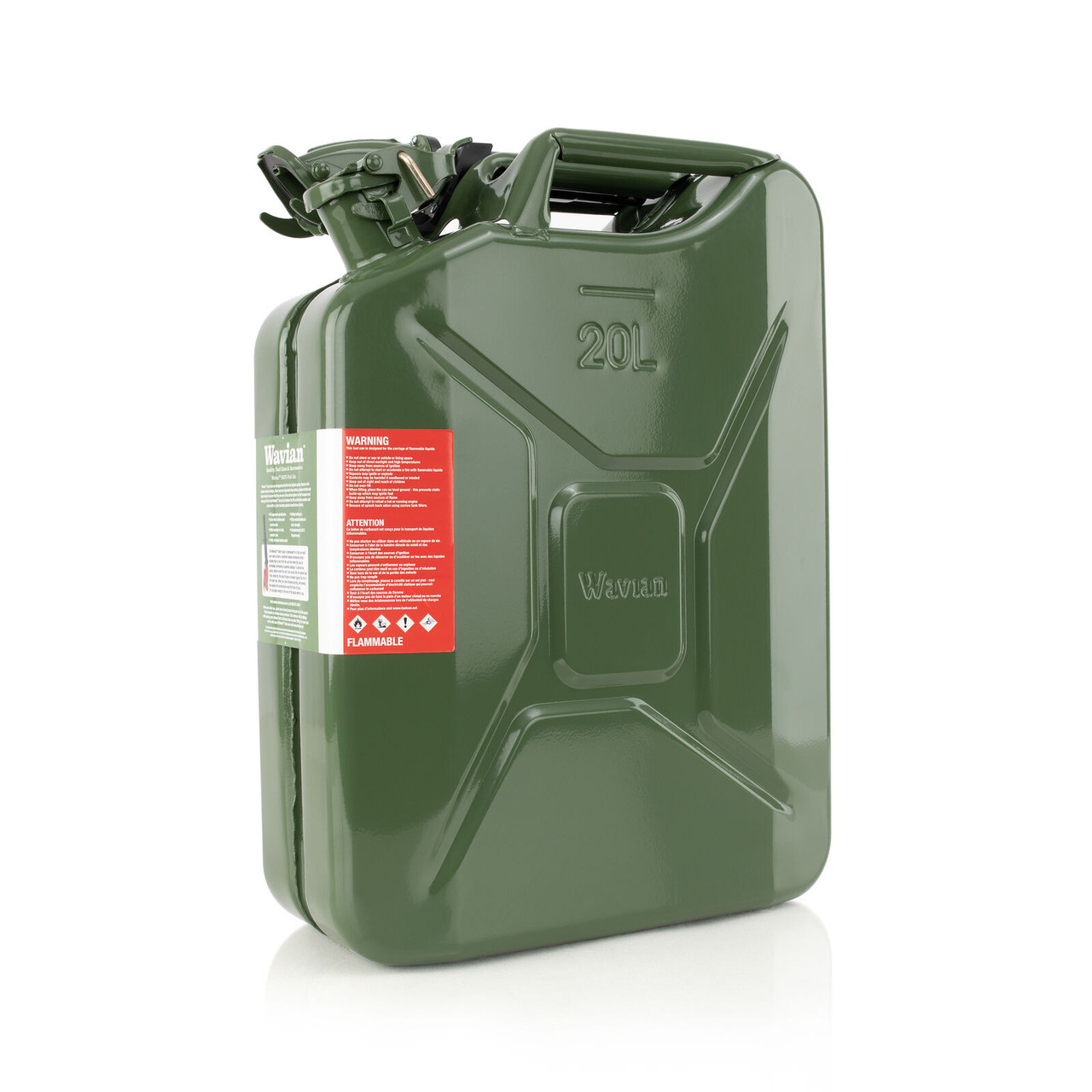 Wavian OD Green Can W/Spout (5.3 Gallon / 20L) - Expedition Superstore