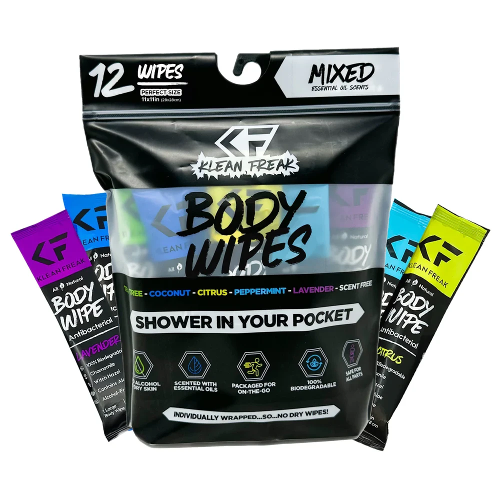 Klean Freak Body Wipe - Dozen Pack