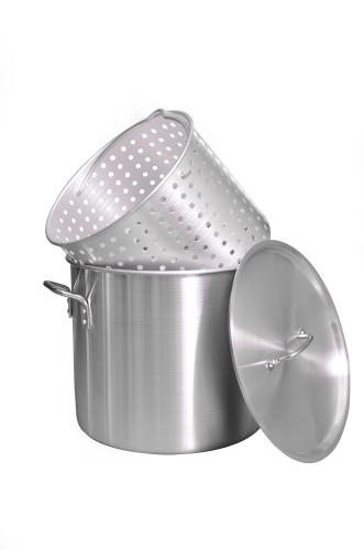 Aluminium Stockpot & Deep Basket