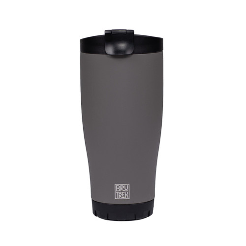 BruTrek Adventure Tumbler 16 fl. oz. Spill-proof, locking lid Storm Grey