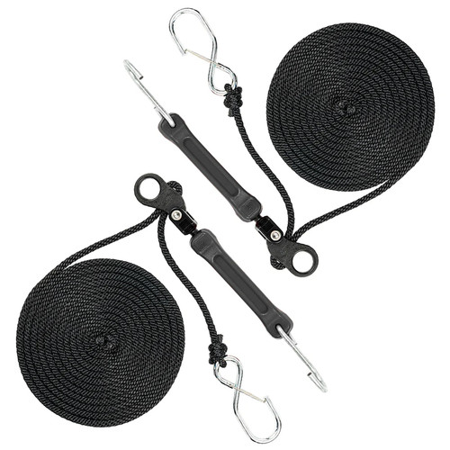 Perfect Tie Down - 12' Rope Lock Tie Down w/Bungee - 2 Pack