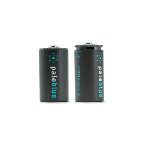 Pale Blue Li-Ion Rechargeable D Batteries (2-Pack)