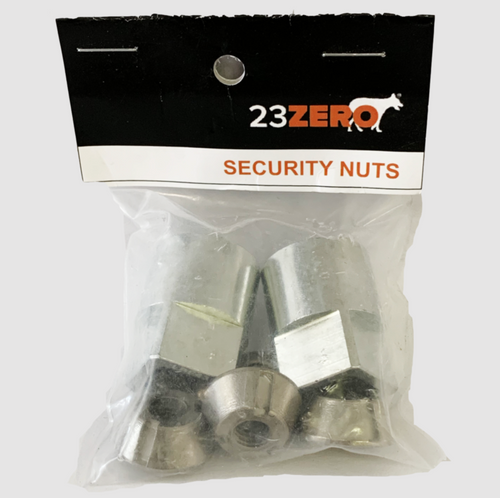 Security Nuts (M8x1.25) 4 nuts 2 keys