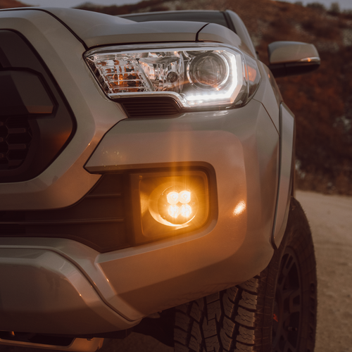 Heretic Studios - Toyota Tacoma Fog Light Kit - Amber Lens - 2012+