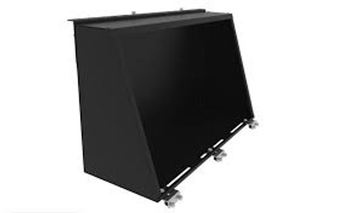 Canopy cupboard (Tacoma & Gladiator canopies) 1250mm BLACK