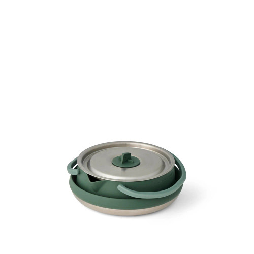 Detour Stainless Steel Collapsible Kettle - 1.6L LaurelWreath Green