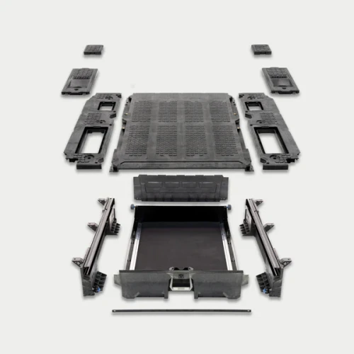 DECKED Midsize Truck Bed Drawer Storage System for Toyota Tacoma (2005-2023) - Includes Accessories