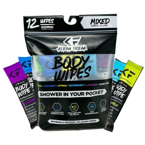 Klean Freak Body Wipe - Dozen Pack