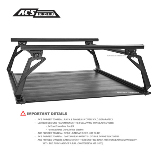ACS FORGED TONNEAU - RAILS ONLY - Ford - FORD / F-250 & 350 Super Duty Short Bed | 2008-2016