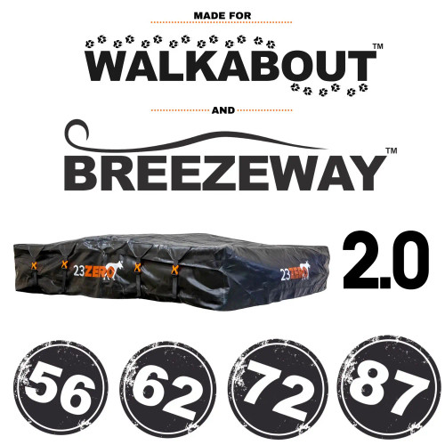 23Zero Rooftop Tent Transit Cover 62 Black Round Ladder 2.0