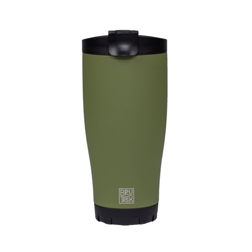 BruTrek Adventure Tumbler 16 fl. oz. Spill-proof, locking lid Moss Green