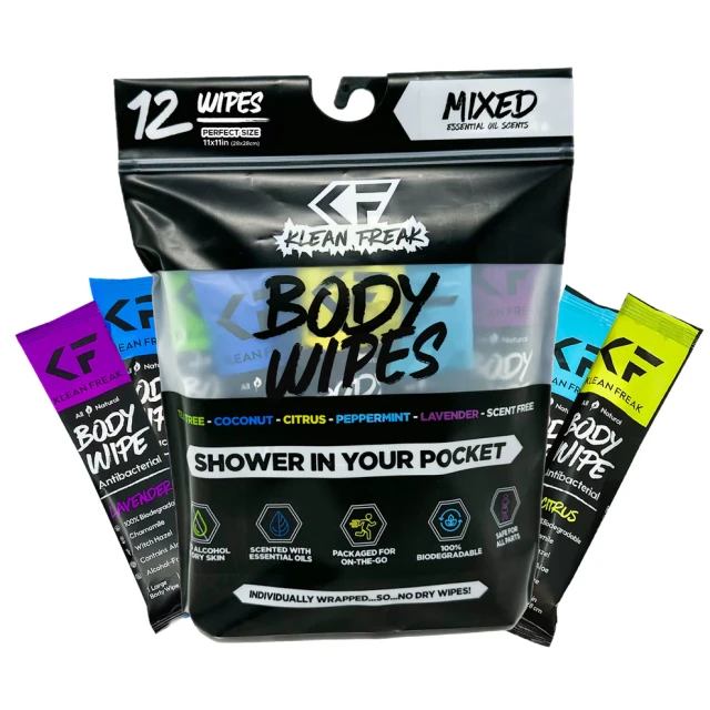 Klean Freak Body Wipe Dozen Pack