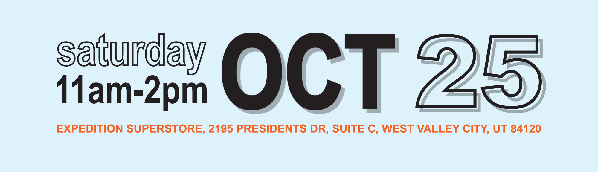 Expedition Superstore Trunk or Treat 2025 on Saturday October 25, 11 AM to 2 PM at 2195 S Presidents Dr Suite C, West Valley City Utah