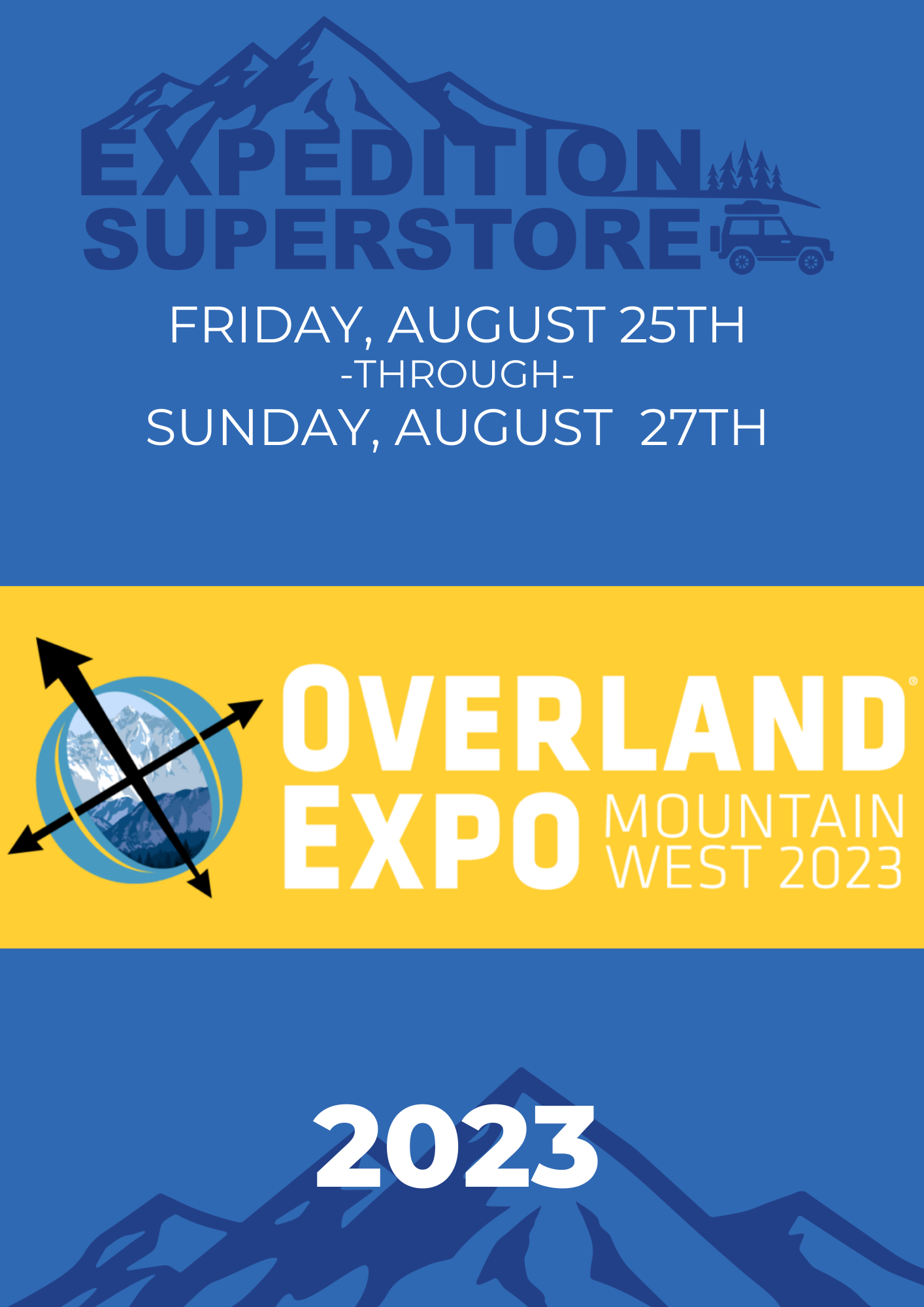 Expedition Superstore at Overland Expo Mountain West 2023 Expedition