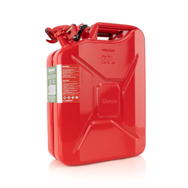 Wavian Red Jerry Can W/ Spout (5.3 Gallon / 20L) - Expedition
