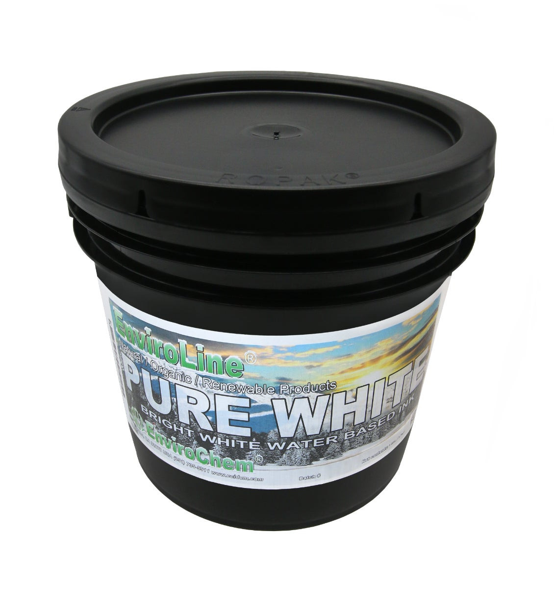 EnviroLine® Pure White Bright White Water Based Ink Ready for Use ...