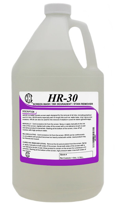 HR-30 Liquid Haze Remover/Ink Degradent