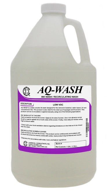 AQ-Wash Ink Wash/Recirculating Wash 