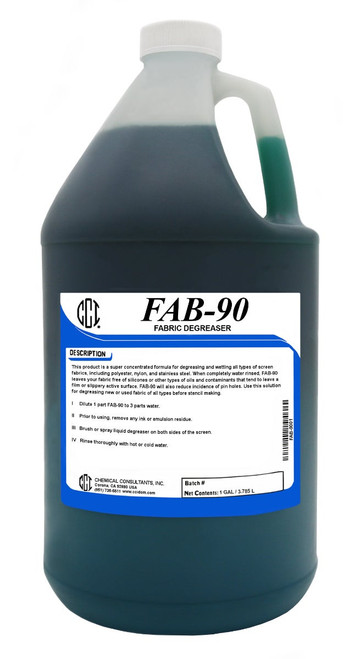 FAB-90 Concentrated Fabric Degreaser