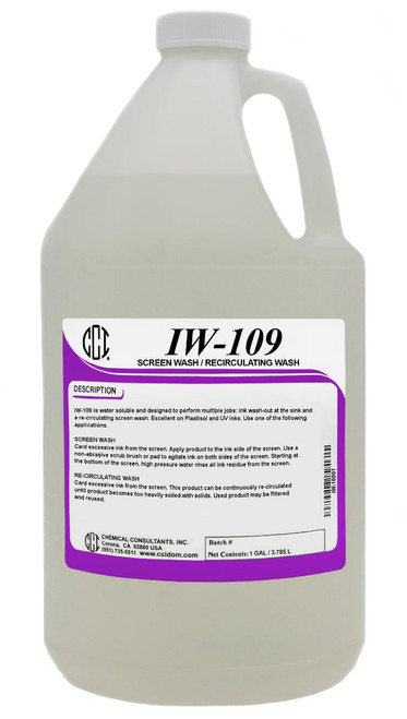 IW-109 Screen Wash/Recirculating Wash 