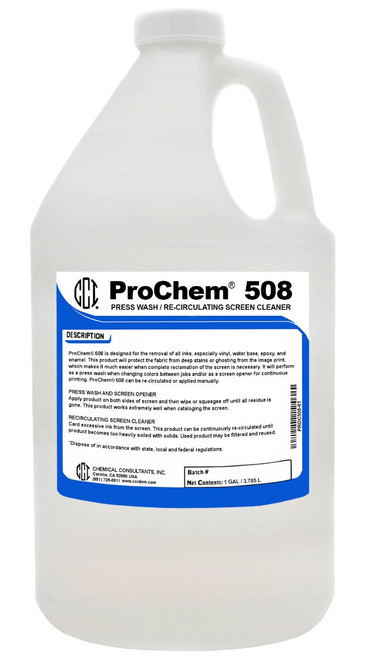 ProChem® 508 Press Wash/Re-Circulating Screen Cleaner