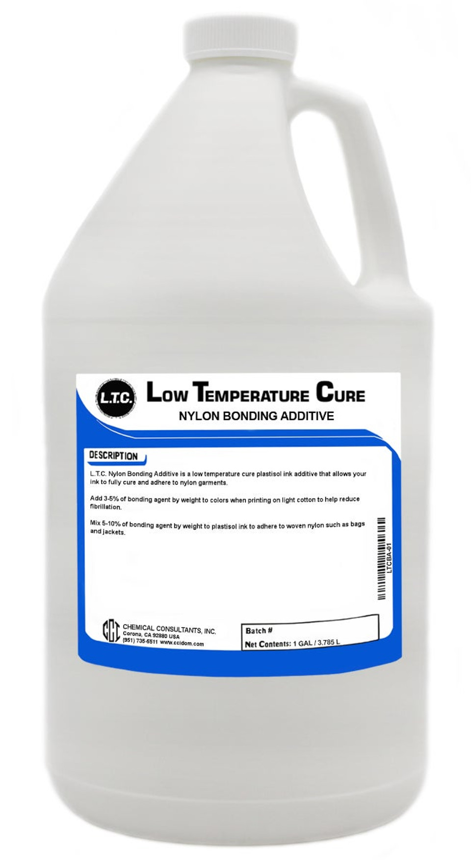 L.T.C. Nylon Bonding Additive Low Temperature Cure Screen Printing