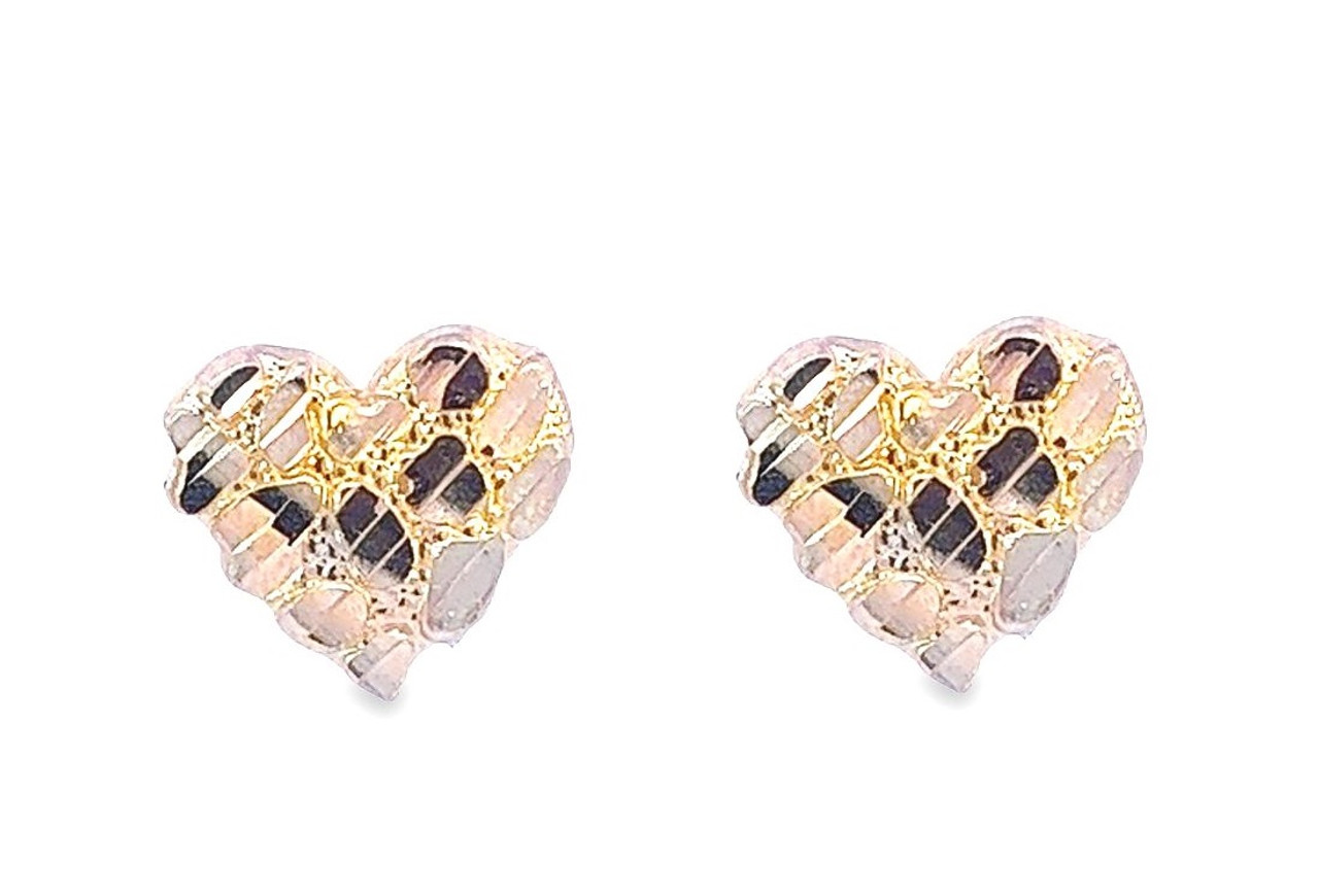 22 KT Gold Unisex Loving Heart Pendant with Earring (D36)