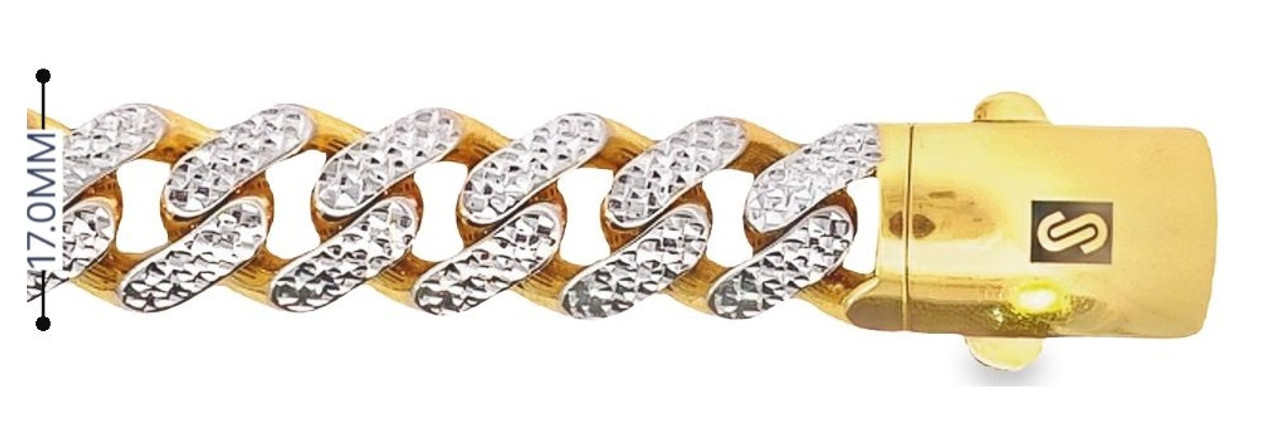 10KT White gold Diamond Gucci Bracelets 8.19ct - Manhattan Jewelers