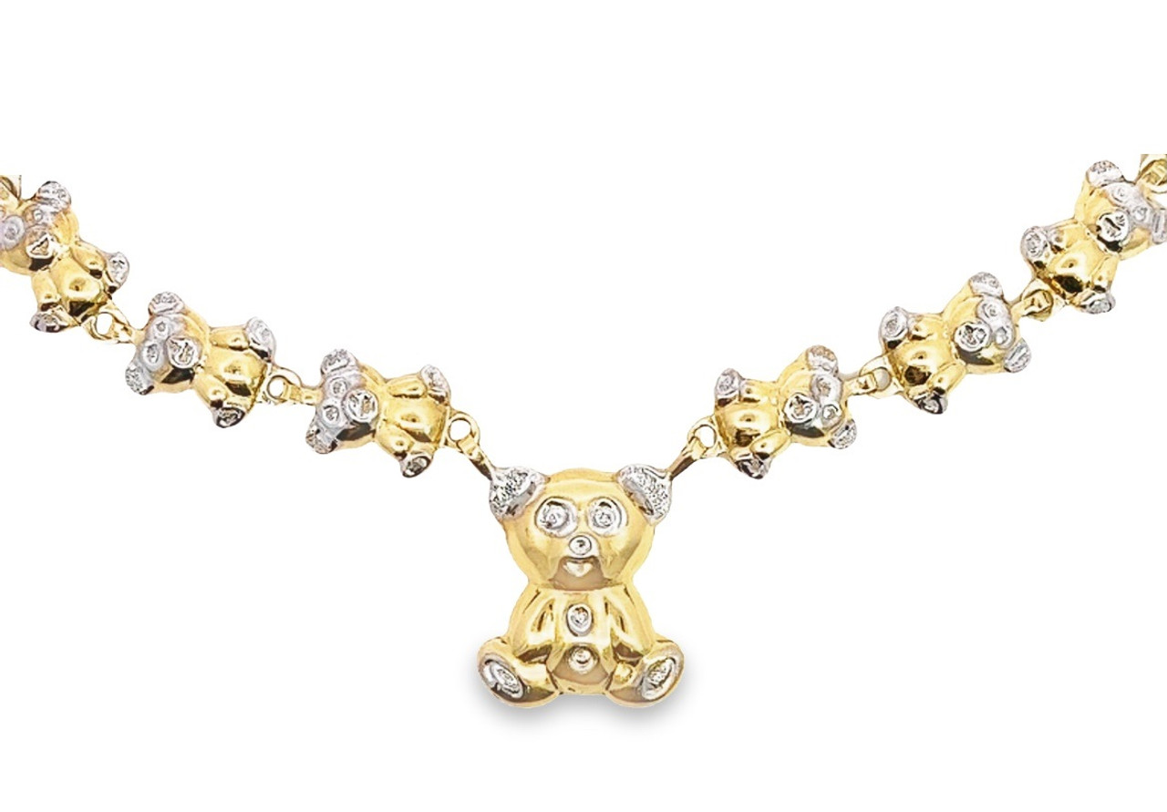 Two Tone Bear Lock Pendant – The Golden Bear