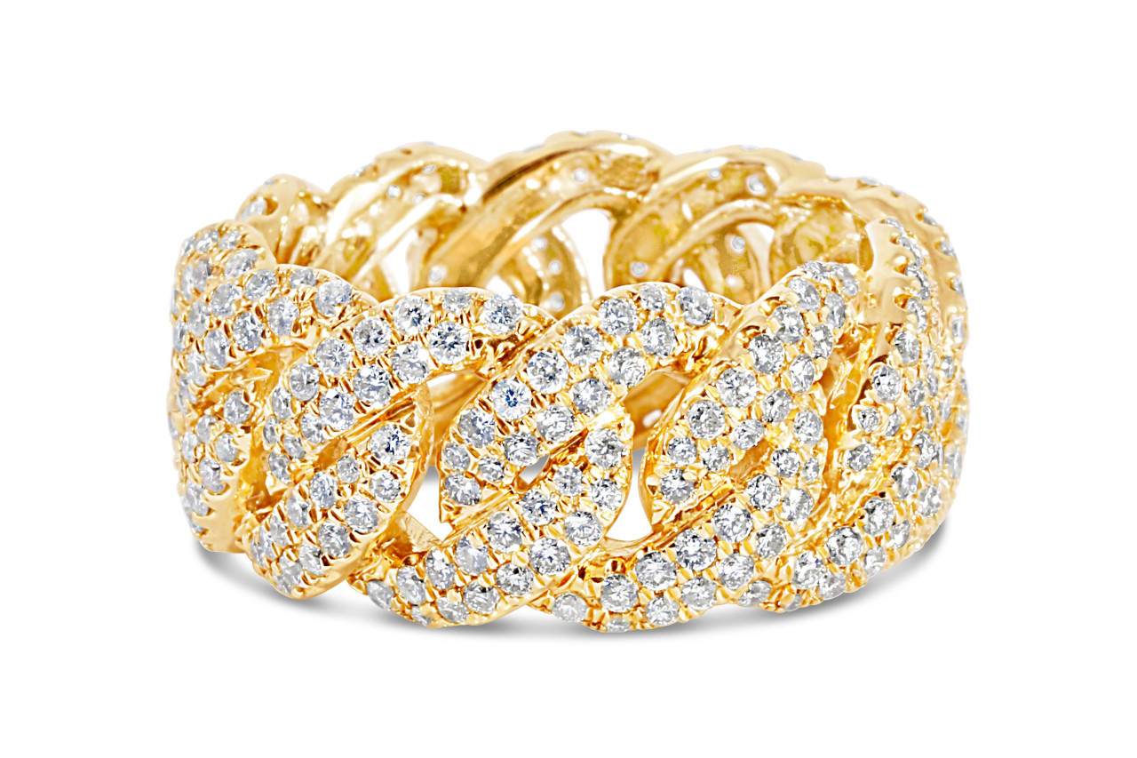 Golden Spiral Bangle with Inlaid Baguette Diamonds – ARTEMER