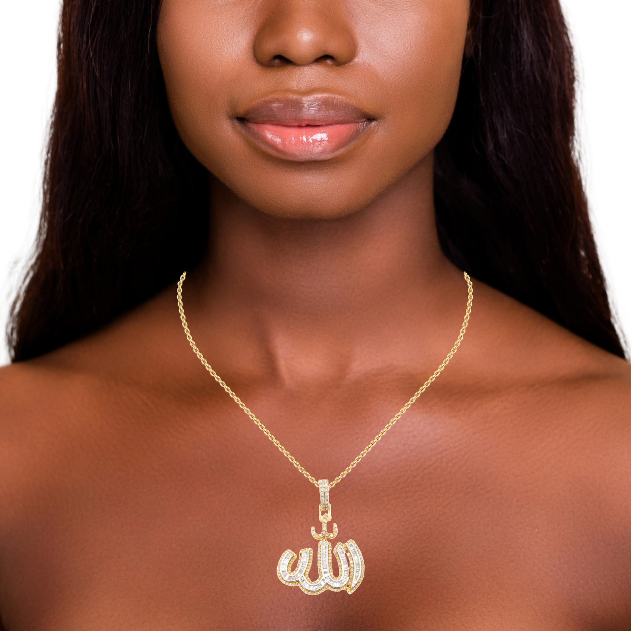 Allah Necklace in 92.5 sterling silver – Liyanajewel