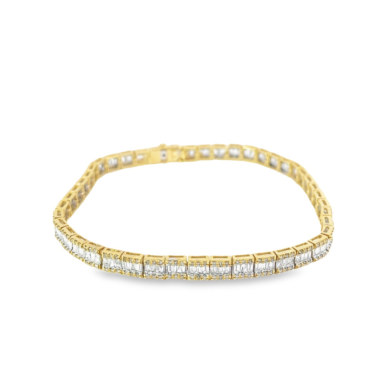 10K Yellow Gold 2.00ct Diamond Bracelet | More Than Just Rings