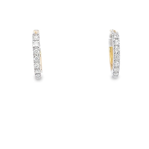 22k Plain Gold Earring JG-2108-03821 – Jewelegance