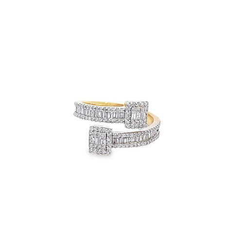 10K Yellow Gold Baguette Diamond Ring 1.00ct