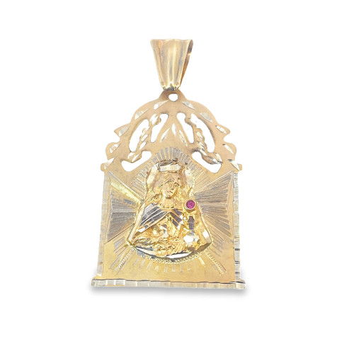 14K Yellow Gold Barbar Shrine pendant