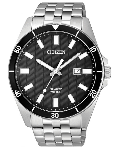 Citizen black quartz watch for men BI5050-54E.