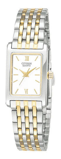Citizen Quartz White Dial Two-Tone EJ5854-56A
