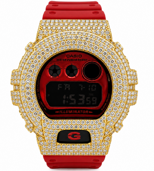G-SHOCK Moissanite Watch Red Resin