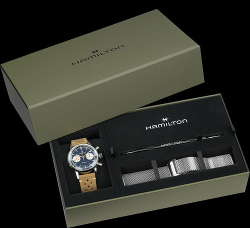 HAMILTON American Classic Intra-matic Chronograph H Bracelet Bundle 40mm H38429541
