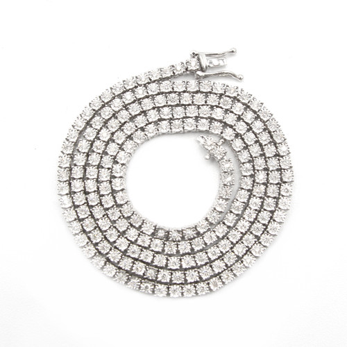 10K White Gold Fanuk Tennis chain 2 
