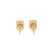 14K Yellow Gold Diamond Earrings 0.55ct