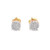 10K Yellow Gold Diamond Earrings 0.30ctw