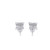 10K White Gold Diamond Earrings 0.20ctw