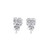 10K White Gold Diamond Earrings 0.72ctw