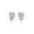 10K White Gold Diamond Earrings 0.72ctw