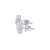 10K White Gold Diamond Earrings 0.72ctw